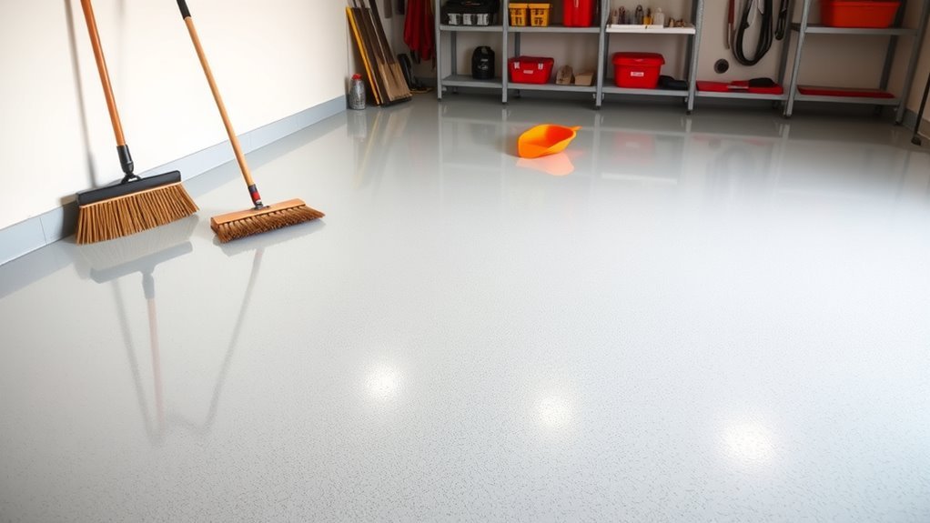 inspect and clean floors