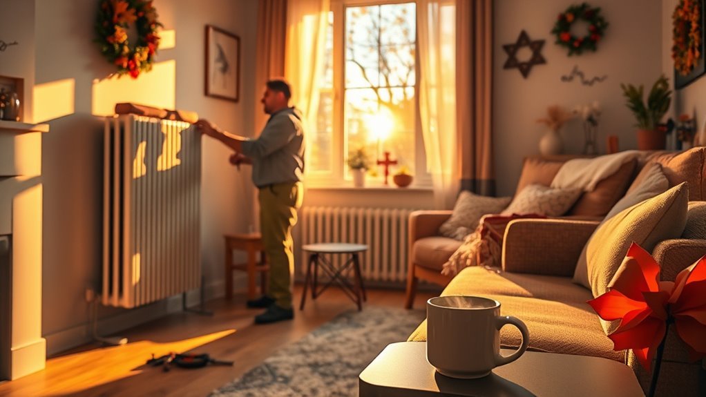 inspect and maintain heating systems