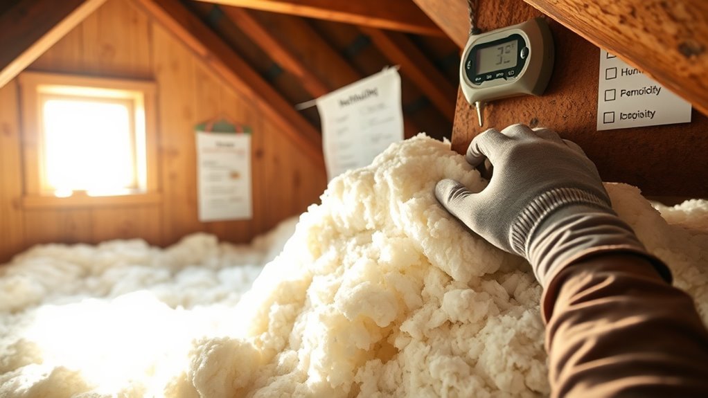 inspect attic insulation regularly