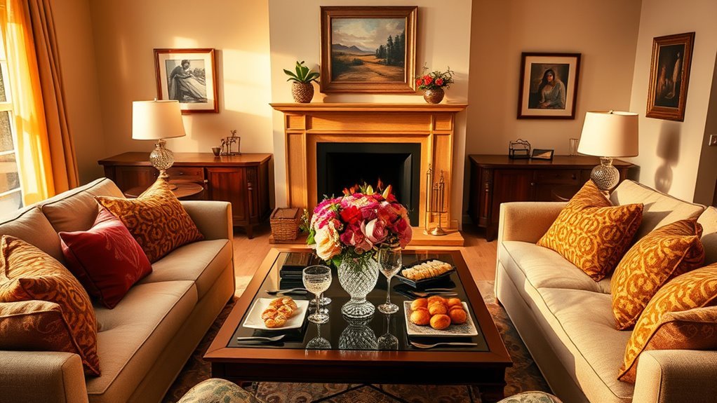 inviting atmosphere for guests