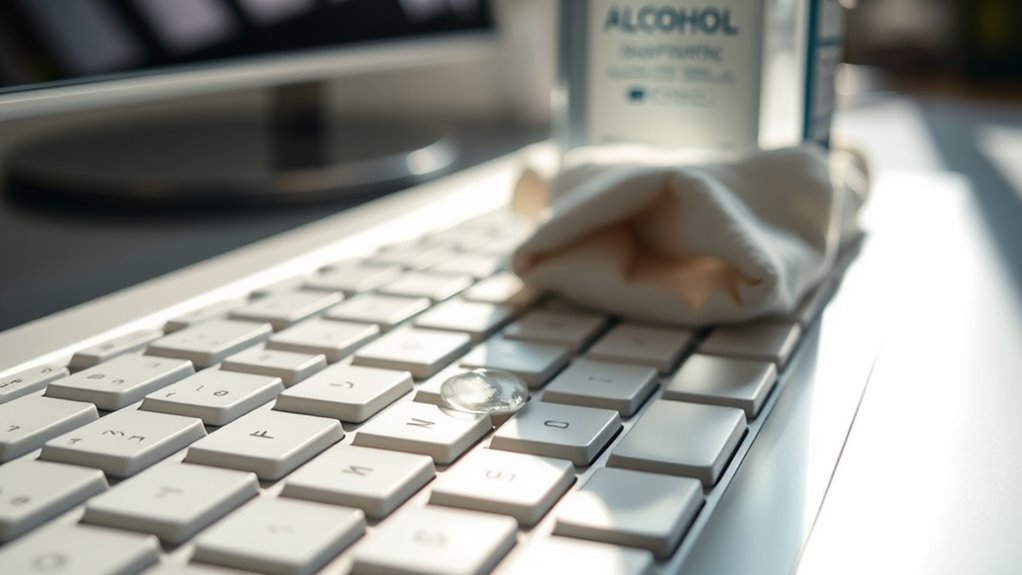 isopropyl alcohol keyboard cleaning
