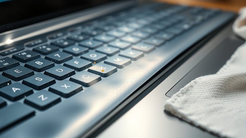keep keyboard clean regularly