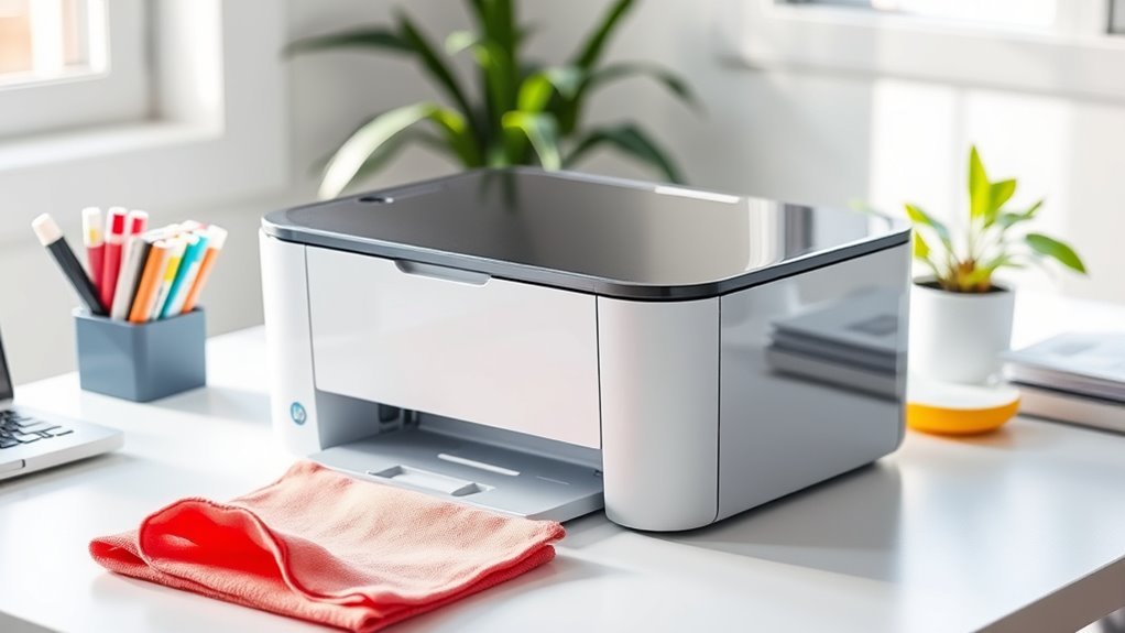 keep printer clean regularly