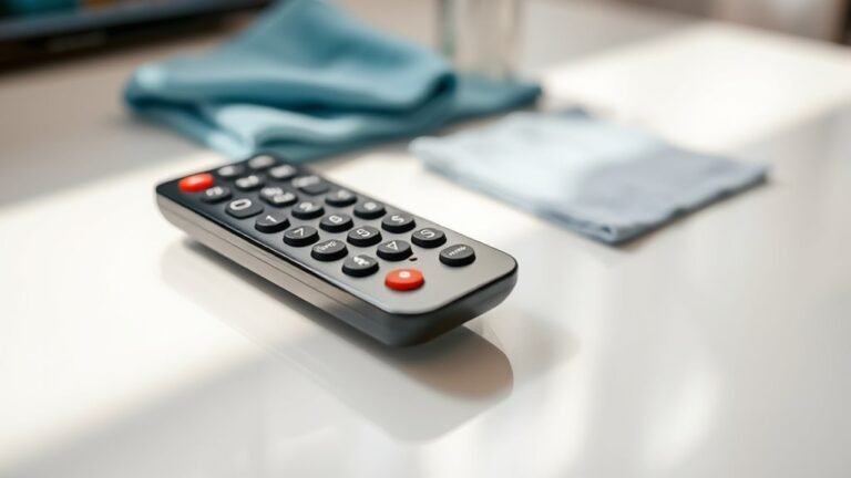 keep remote clean regularly