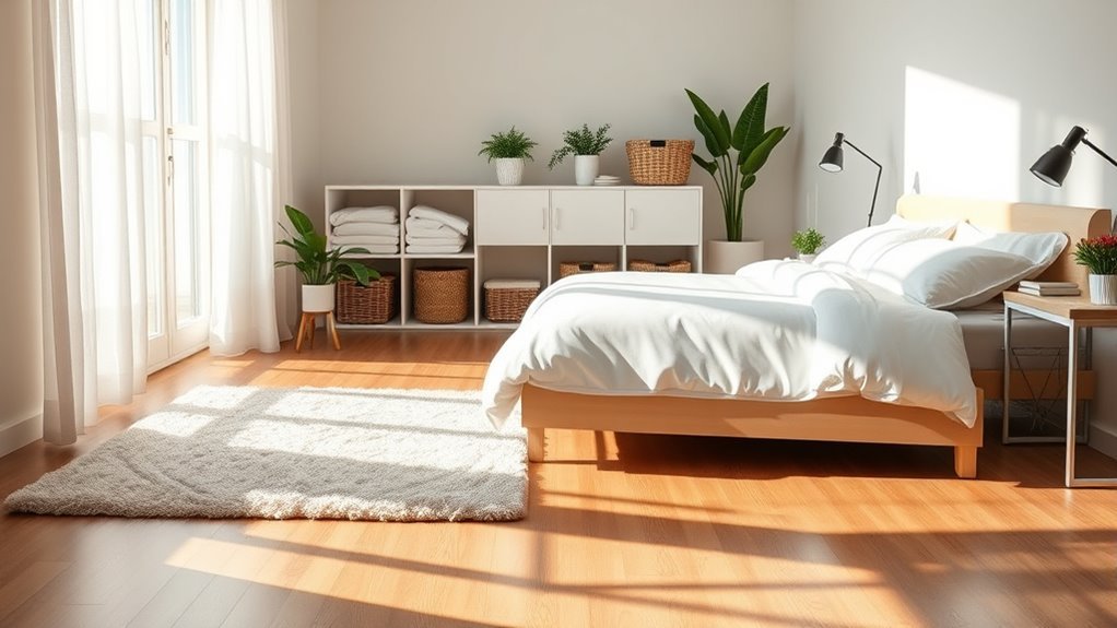 keeping bedroom clean daily