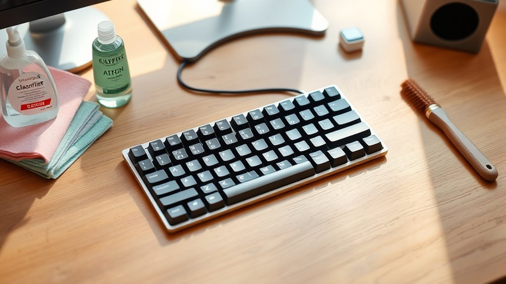 keyboard business cleaning checklist