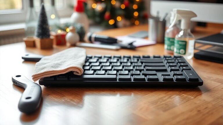 keyboard cleaning preparation list