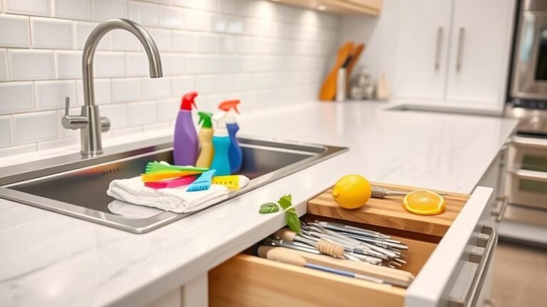 kitchen deep cleaning tasks