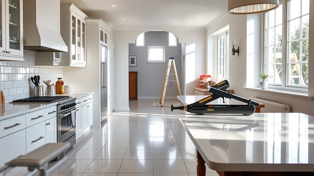 kitchen preparation for renovation