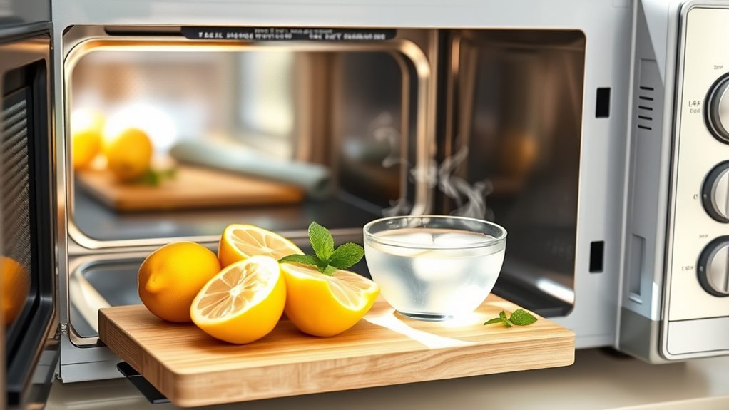 lemon cleans and freshens