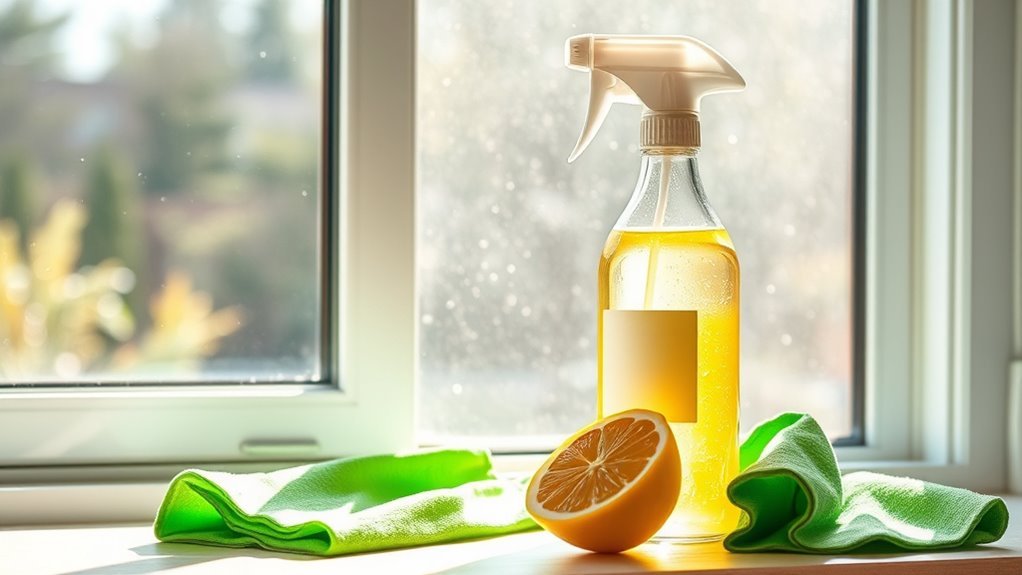 lemon juice cleans grease naturally