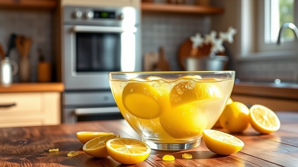 lemon juice oven cleaning
