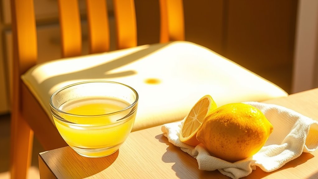 lemon juice stain remover