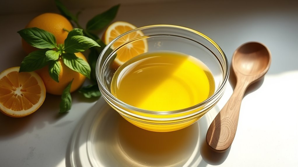lemon oil cleaning mixture