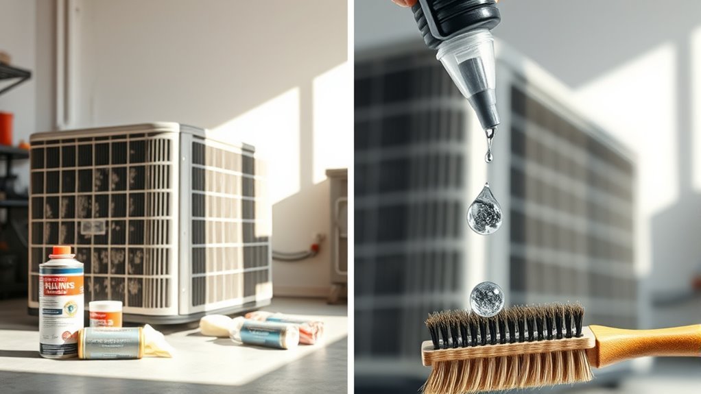 lubricate ac moving parts