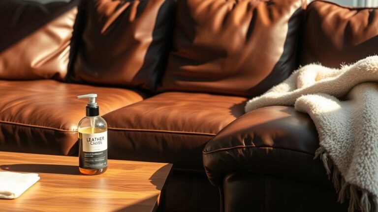 maintain and clean leather