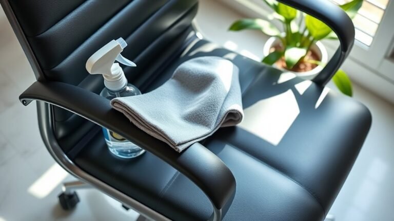 maintain clean office chair