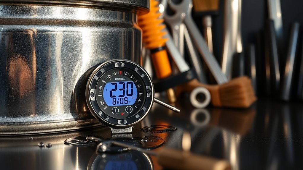 maintain ideal grease temperature