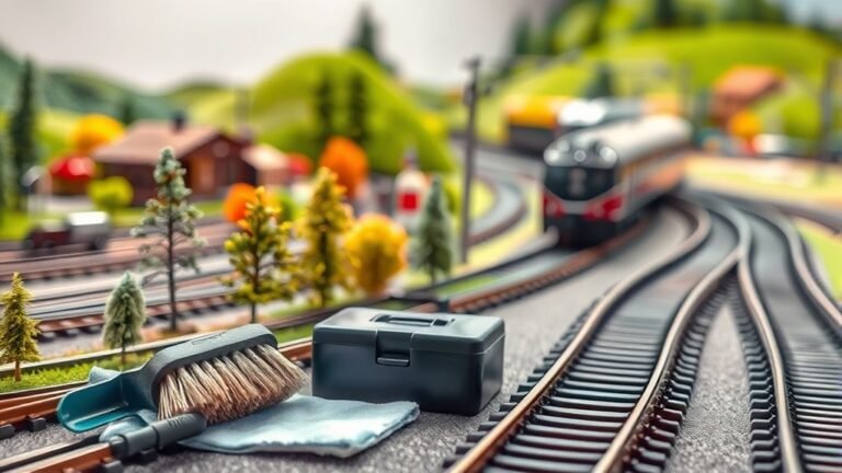 maintain model train cleanliness