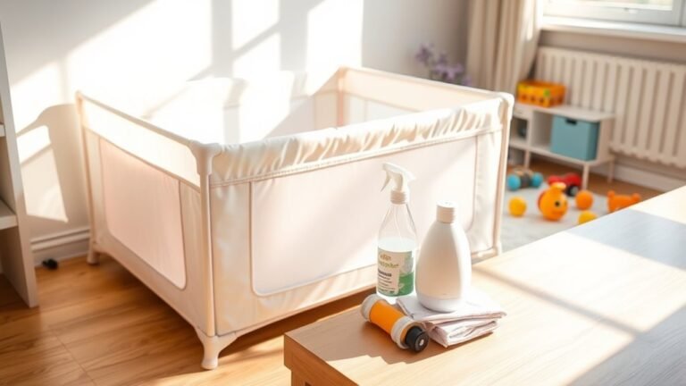 maintain playpen hygiene regularly