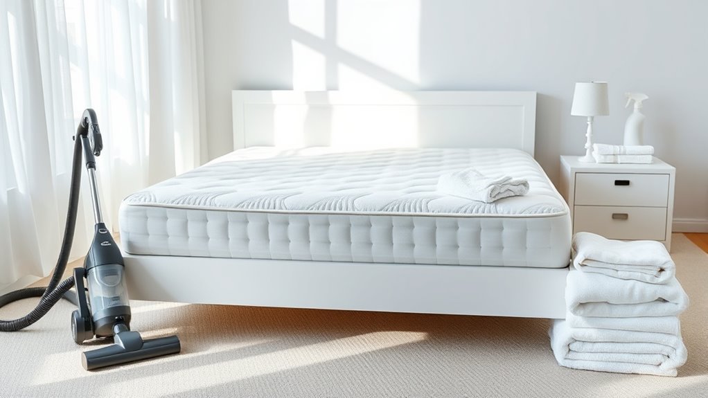 mattress upholstery cleaning process