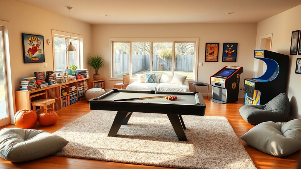 maximize game room space