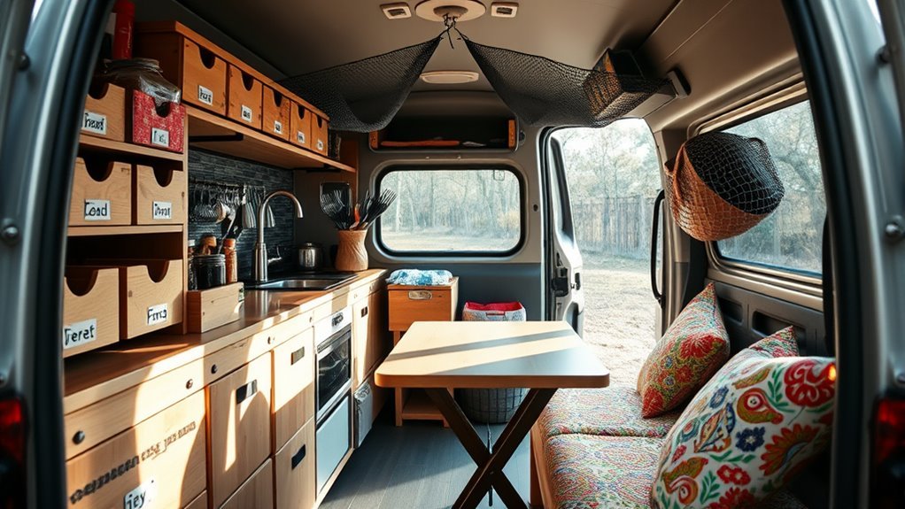 maximize van storage efficiency