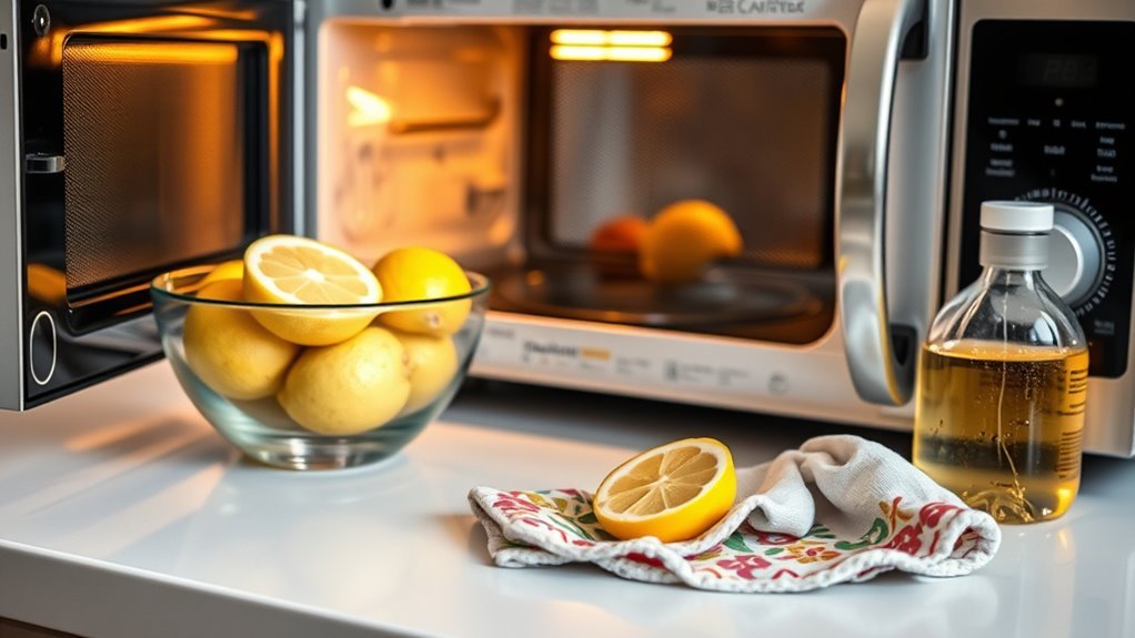 microwave cleaning safety tips