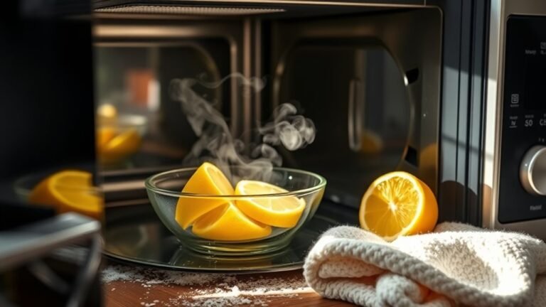 microwave cleaning using natural methods