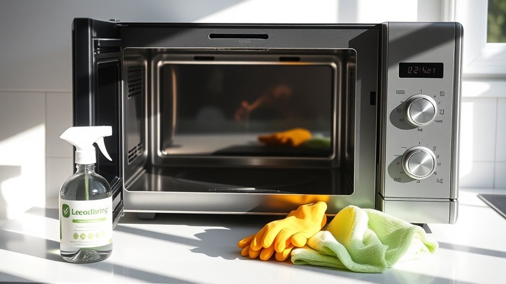microwave interior cleaning techniques