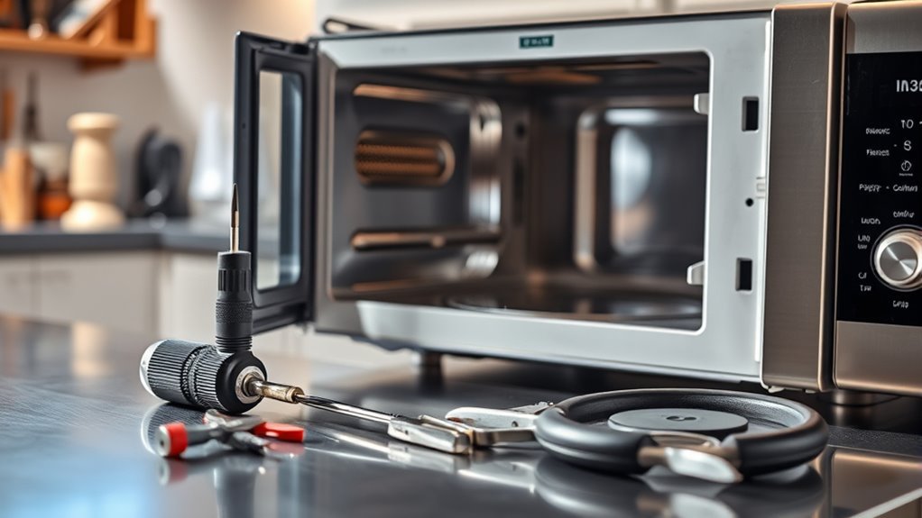 microwave window removal tools