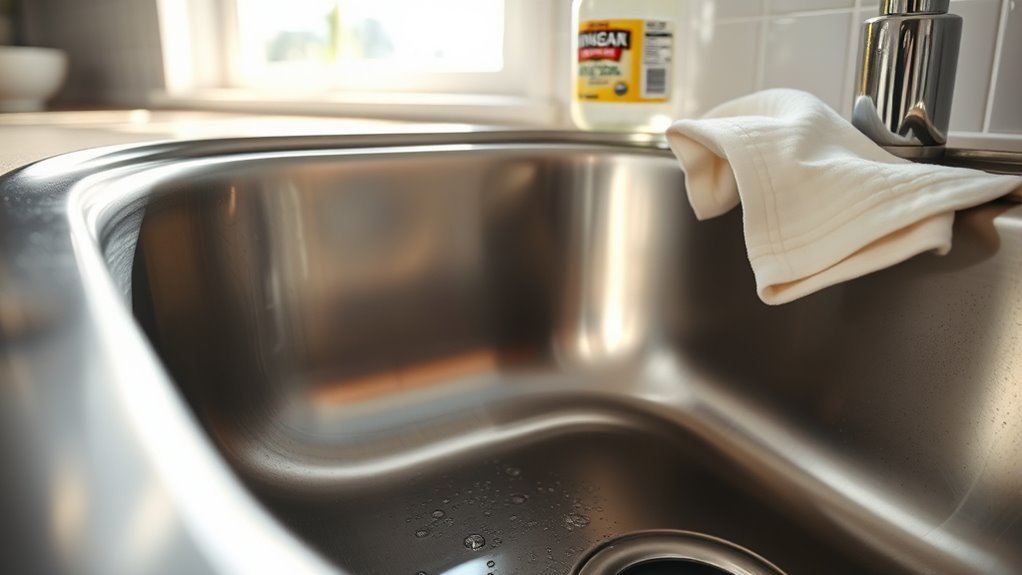 mineral buildup causes stains