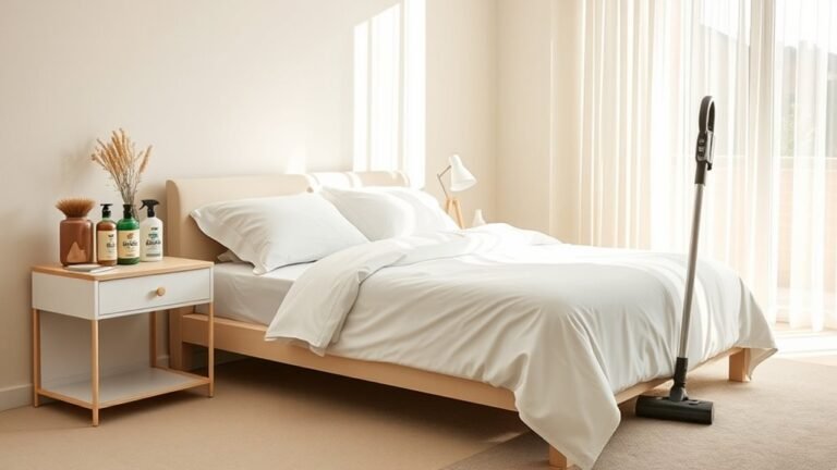minimize bedroom cleaning expenses