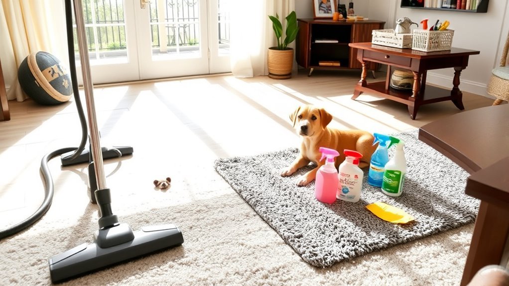 minimize pet messes effectively