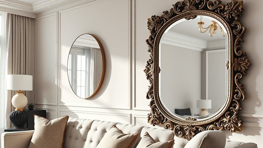 mirror design styles comparison