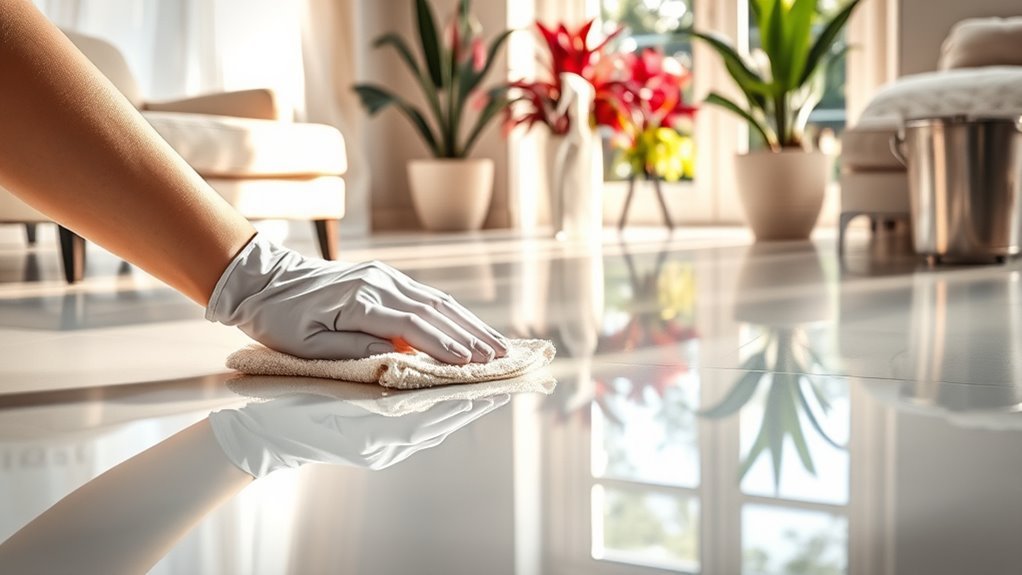mirror floor cleaning essentials