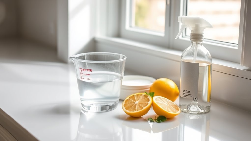 mix eco friendly cleaner ingredients