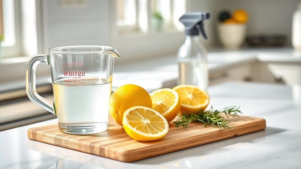mixing kitchen surface cleaner