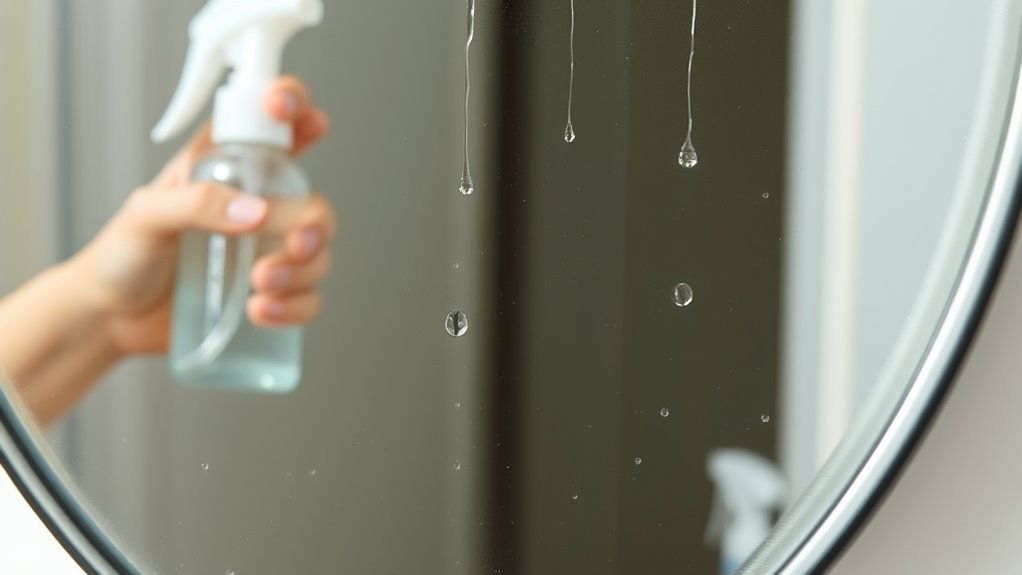 moderate moisture for cleaning