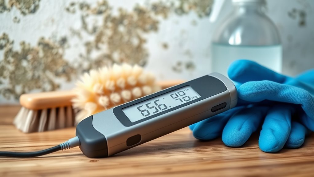 moisture detection for mold