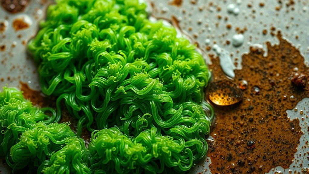 mold enzymes effectively degrade stains