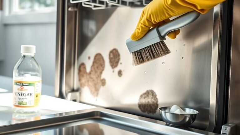 mold removal from dishwasher