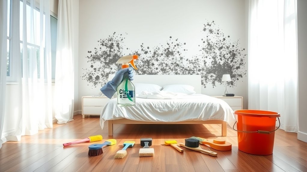 mold removal preparation steps