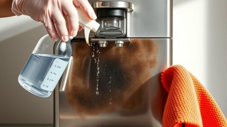 mold stains coffee machine