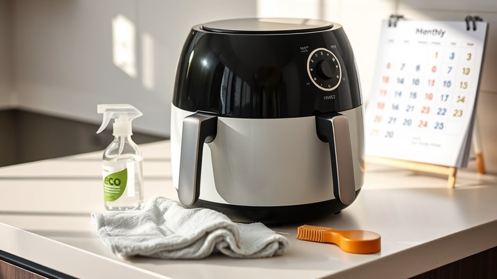 monthly air fryer maintenance