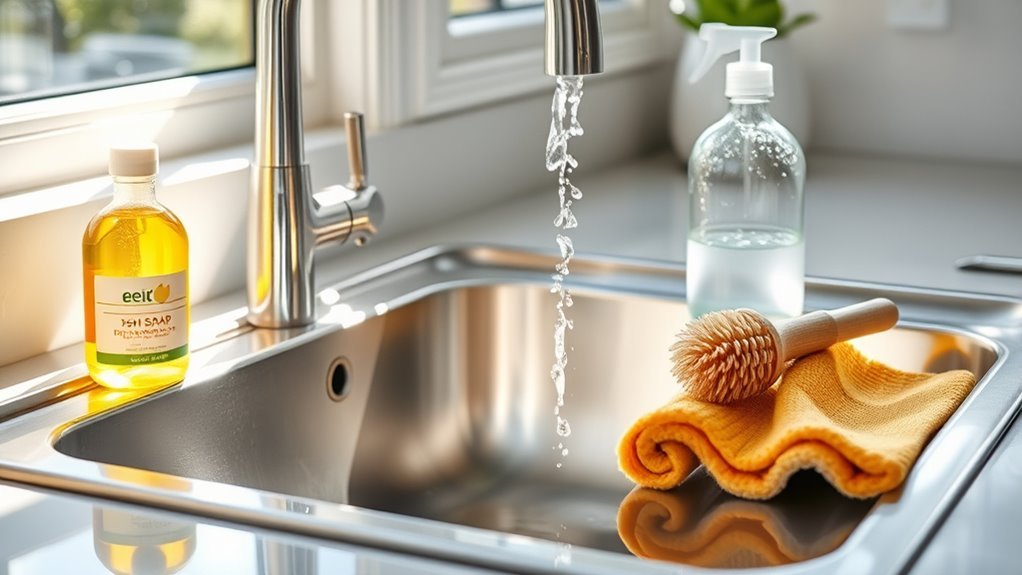 natural and chemical cleaners