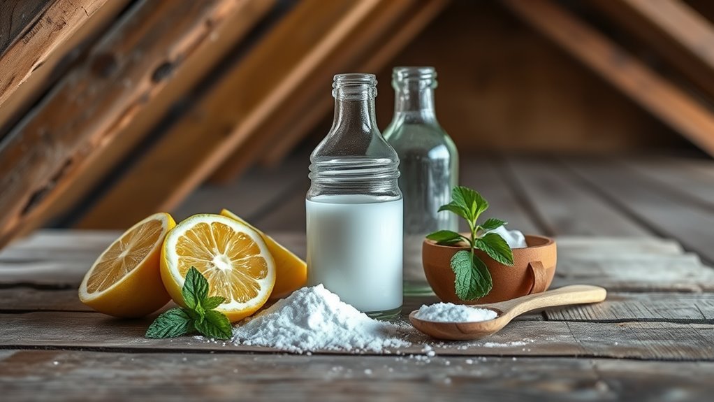 natural attic cleaning solution