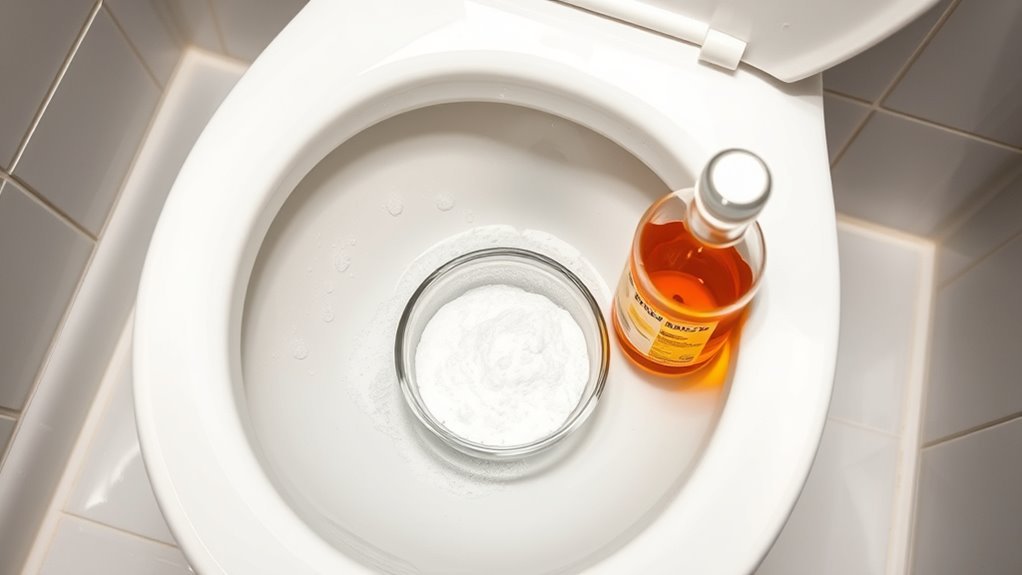 natural cleaning with fizzing action