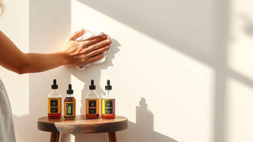 natural cleaning with oils