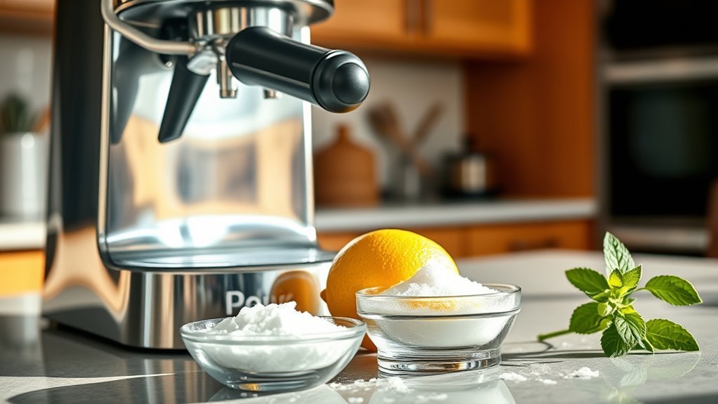 natural coffee machine cleaning